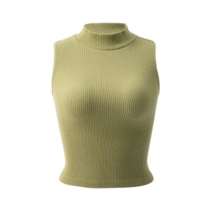1507 Sleeveless High-Neck Top